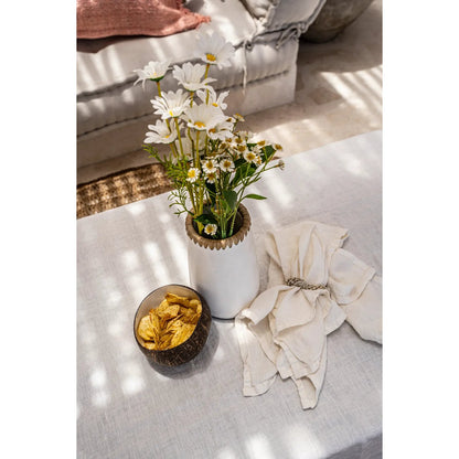 The Sneaky Vaas - Wit Naturel - L | woon-meubel.nl
