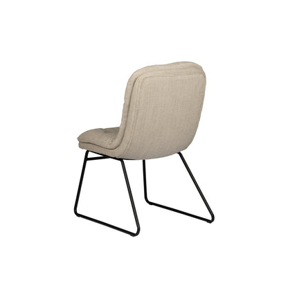 Beluga stoel Beige - Scandinavisch design Set van 2 |woon-meubel.nl