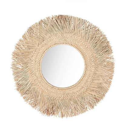 De Rotan Spiegel - Naturel - M| woon-meubel.nl