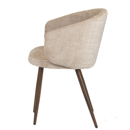 Luna eetkamerstoel crème - Comfort - Set van 2 |woon-meubel.nl