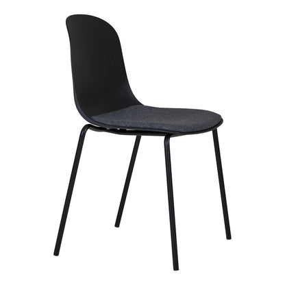 Zwarte eetkamerstoel comfortabel - Set van 2 | woon-meubel.nl