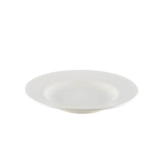 Witte Holle Bord – Parelpatroon in Bubbelcollectie