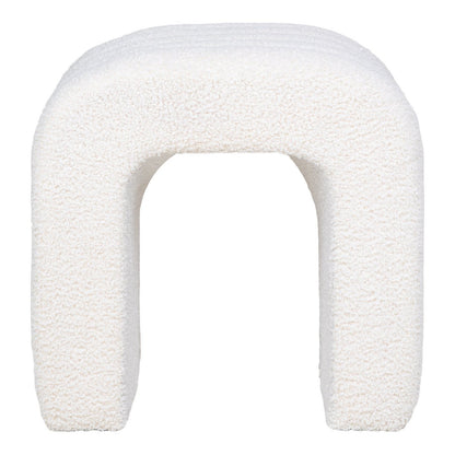 Colma Pouf - Pouf, bouclé, blanc