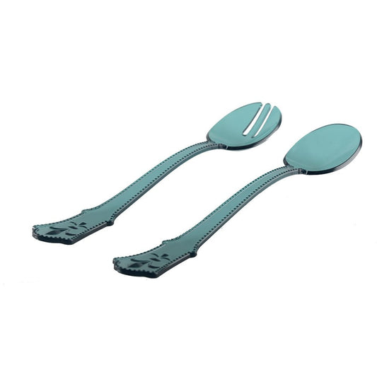 Aulica Saladebestek Turquoise – Acryl |woon-meubel.nl