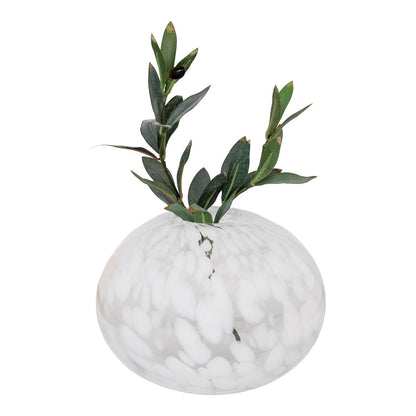 Vase - White, Ø22x17 cm