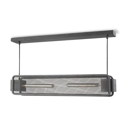 Hanging lamp Weave - Black - 80x12x150cm