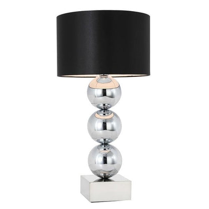 Ball lamp block base chrome
