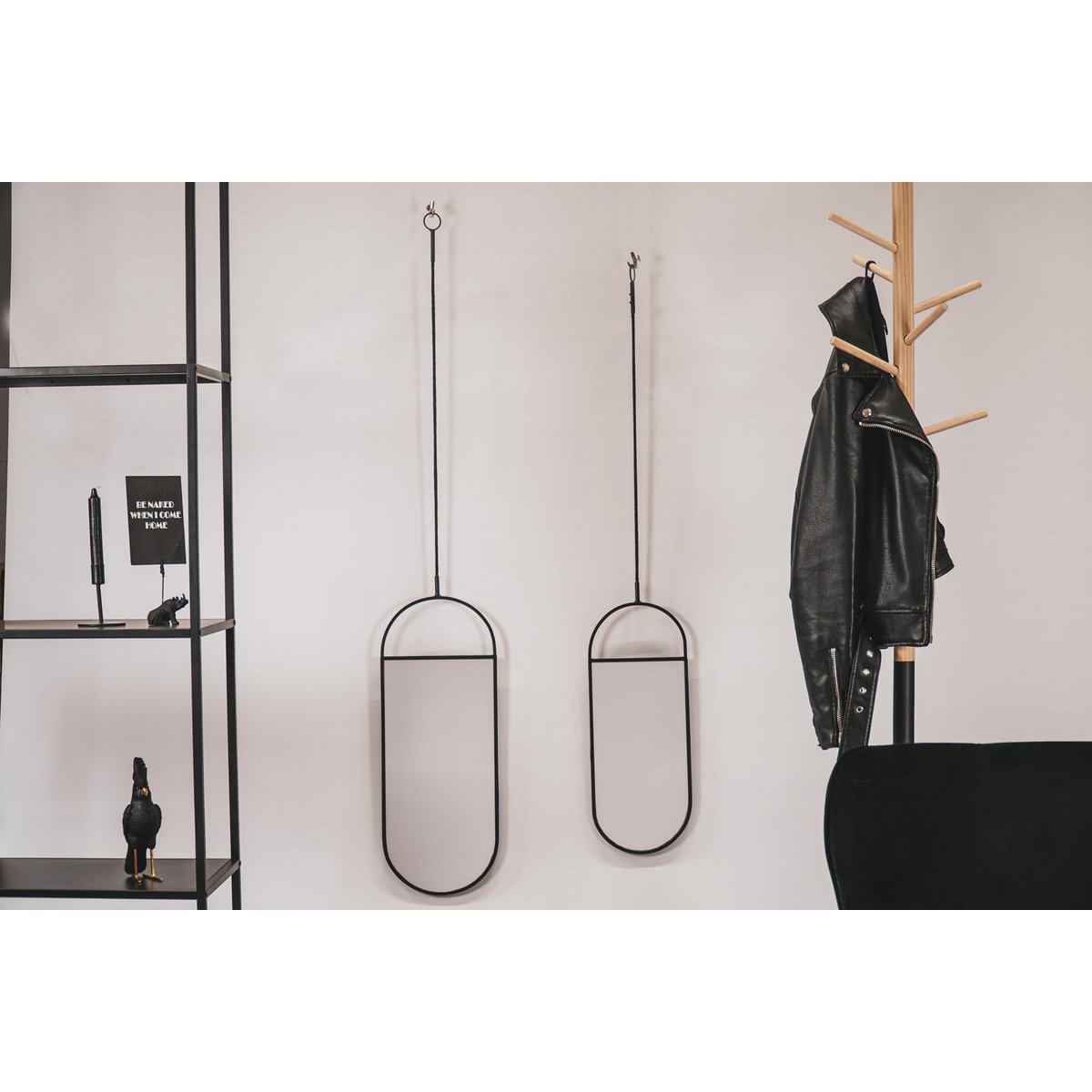 Metalen Wandspiegels - Set van 2