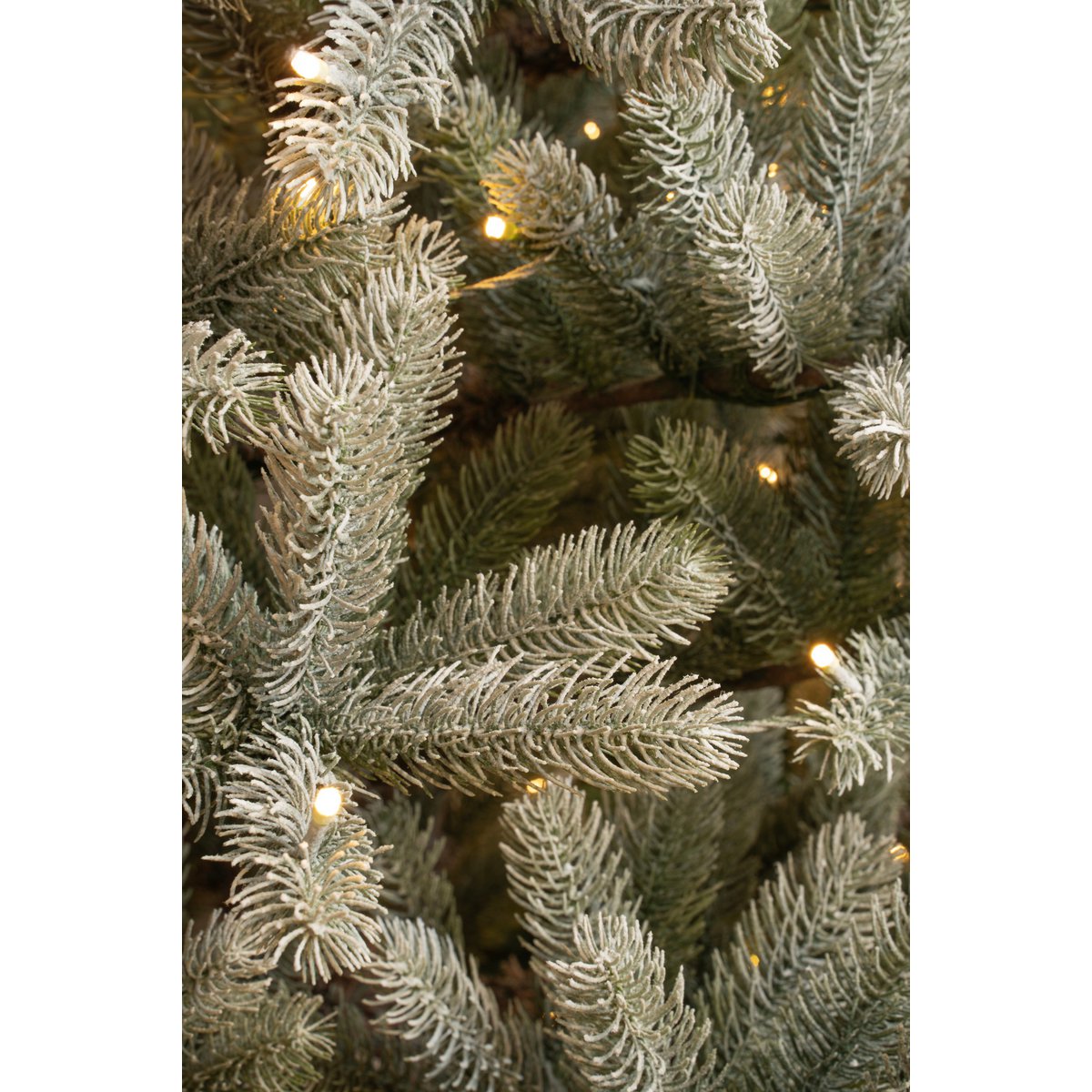 Nagoya Kunstkerstboom met Warm Witte LED Verlichting - H120 x Ø79 cm - Groen Frosted