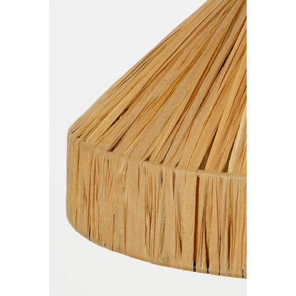 Elisa Hanglamp - Lichtbruin - Raffia H18 x Ø30 cm |woon-meubel.nl