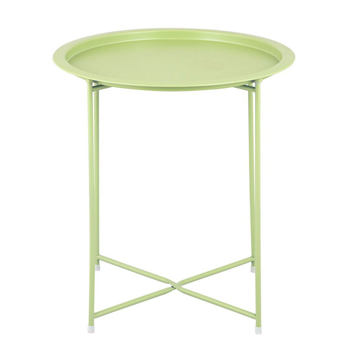 Bijzettafel met opbergruimte – Ø 47 cm | In verschillende kleuren | Voor binnen en buiten