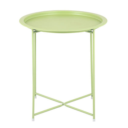 Bijzettafel met opbergruimte – Ø 47 cm | In verschillende kleuren | Voor binnen en buiten