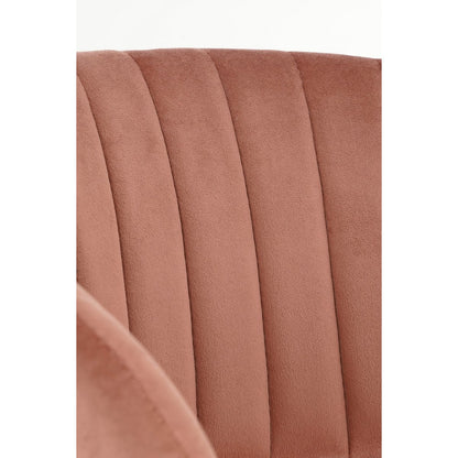 Moony Dining Chair - Velvet - Pink