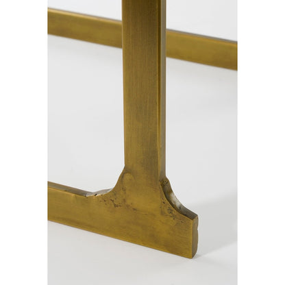 Kevin Side Table - Set of 2 - L48 x W37 x H52 cm - Metal - Gold
