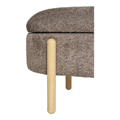 Branca Bench - Brown/Natural, 98x41x48 cm | woon-meubel.nl