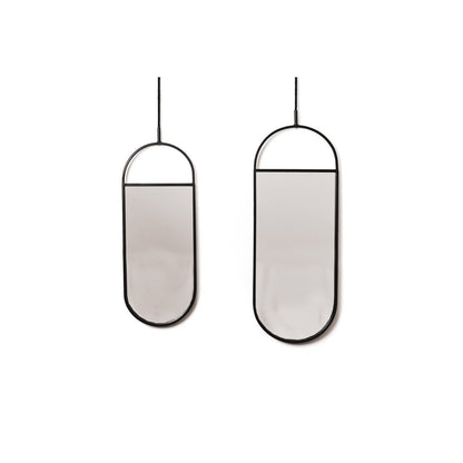 Metal Wall Mirrors - Set of 2