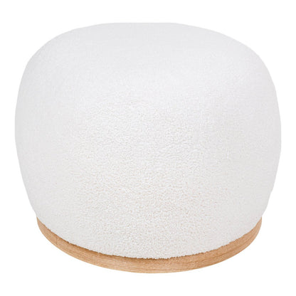Pouf Manhattan - Pouf, bouclé, blanc, 54,5x88,5x36 cm, HN1235