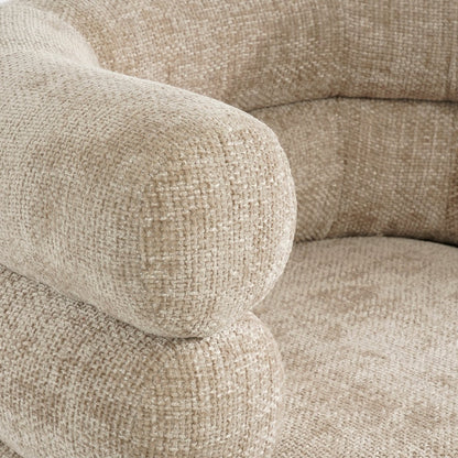 Armchair - L74 x W80 x H69 cm - Light grey