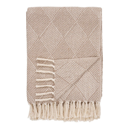 Bursa Plaid - Taupe/Beige, Cotton, Polyester