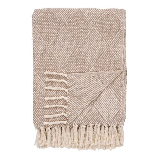 Bursa Plaid - Taupe/Beige, Katoen, Polyester
