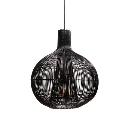 Hanglamp RAVI mat zwart Ø50x57cm
