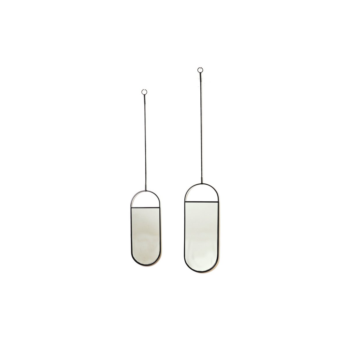 Metalen Wandspiegels - Set van 2