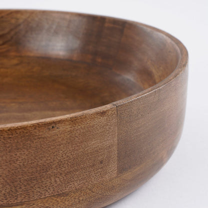 Bol Tomar - H4,5 x Ø20 cm - 100% Bois de manguier FSC - Marron foncé