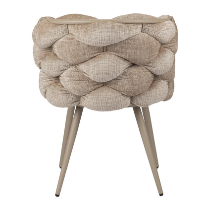 Eetkamerstoelen - Rock stoel crème (set van 2) |woon-meubel.nl