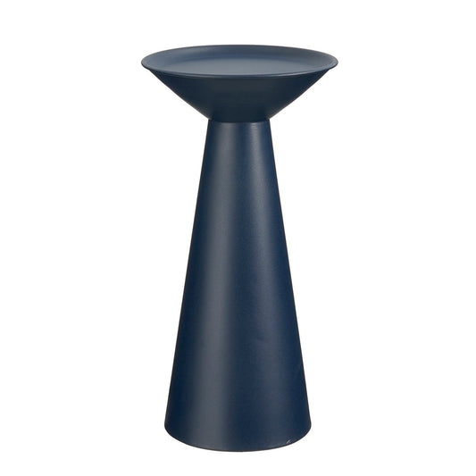 Table d'appoint Chiel - H49 x Ø25 cm - FSC 100% - Métal - Bleu foncé