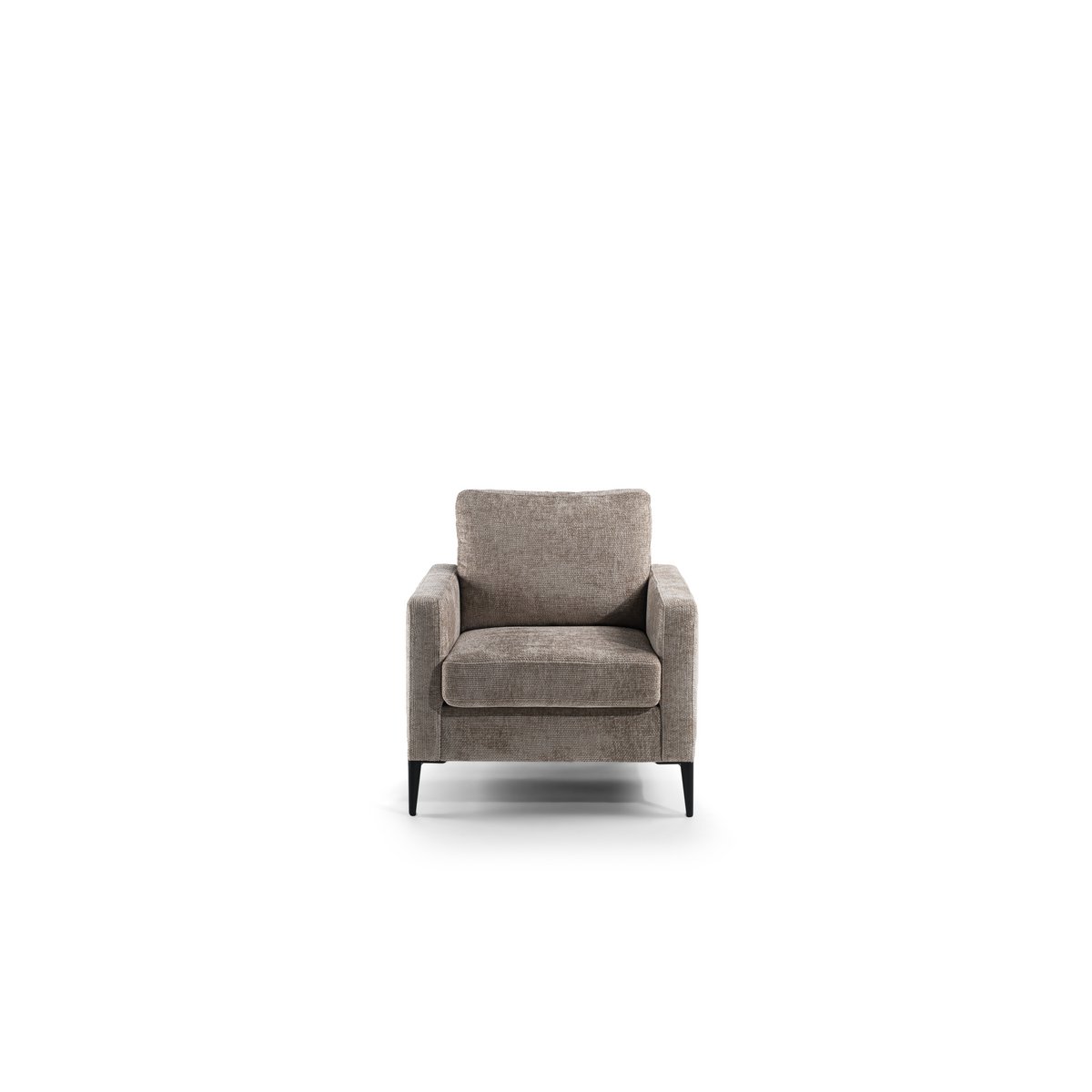 1 zits fauteuil, stof Elite, E720 champagne