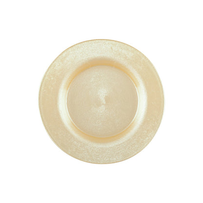 Vanille Dessertbord – Aulica Ginkgo | Elegant Glaswerk | woon-meubel.nl