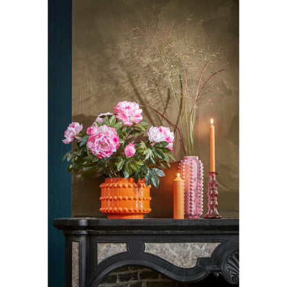 Vase Boaz - H30 x Ø11 cm - Céramique - Rose