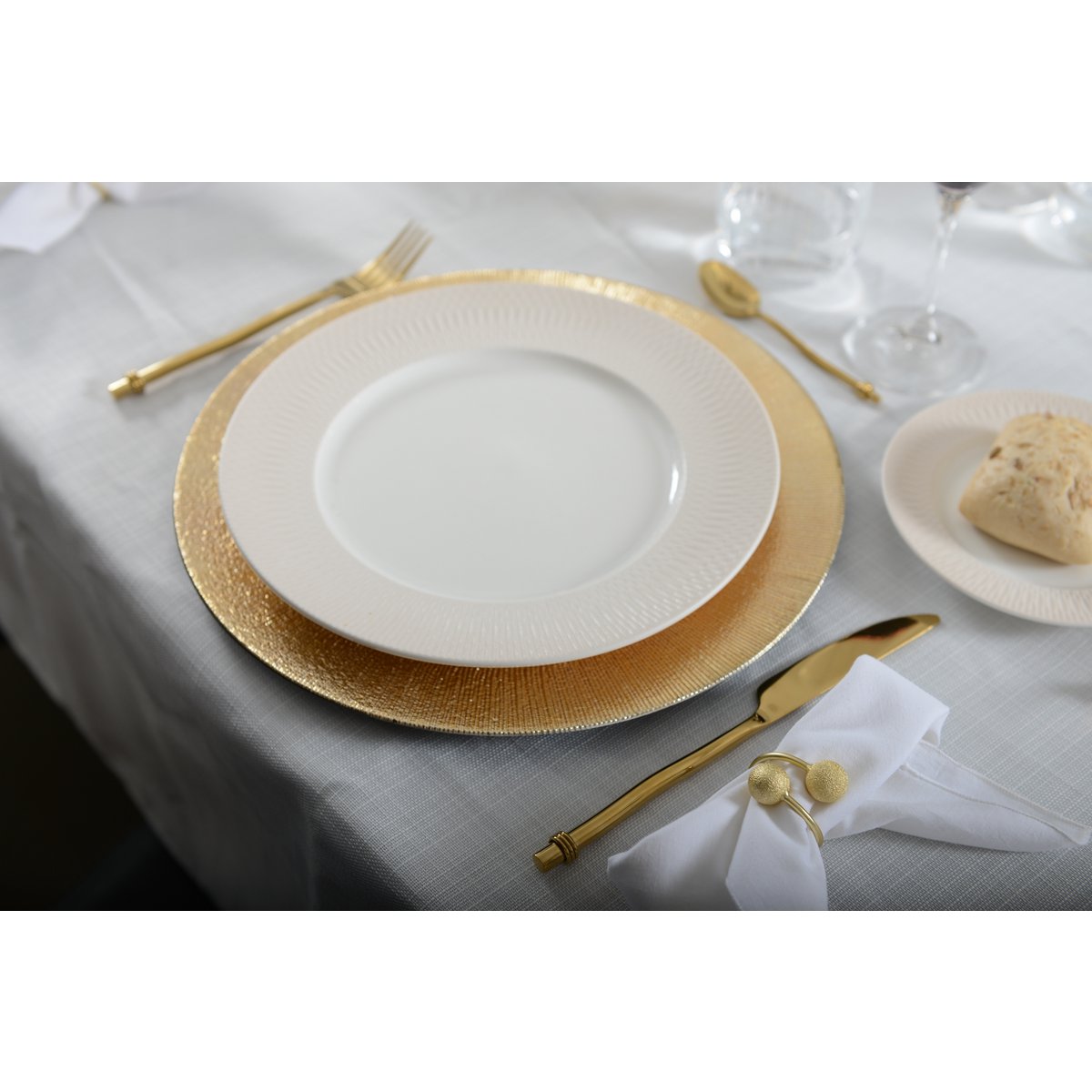 Princess White Dessertbord – Porselein – Ø22,2 cm – Aulica
