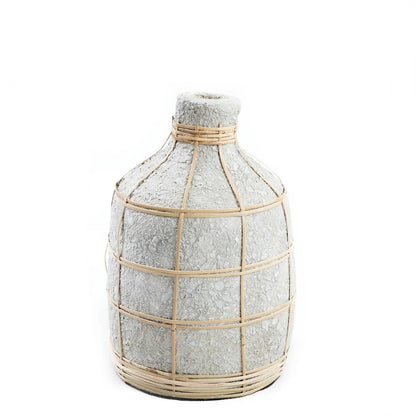De Whoopy Vaas - Beton Naturel - M |woon-meubel.nl