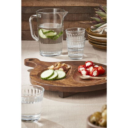 Broda Tapas board - L30 x W40 cm - Mango wood - Dark brown