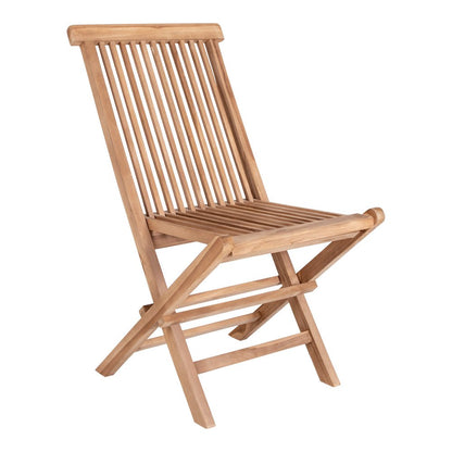 Toledo Eetkamerstoel - Natuurlijk, Teak - Set van 2 |woon-meubel.nl