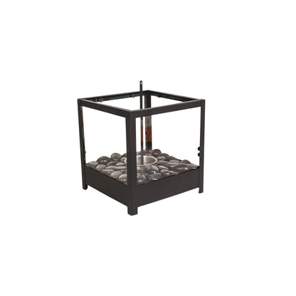 Table Fireplace – Bio Ethanol Burner made of Metal and Glass