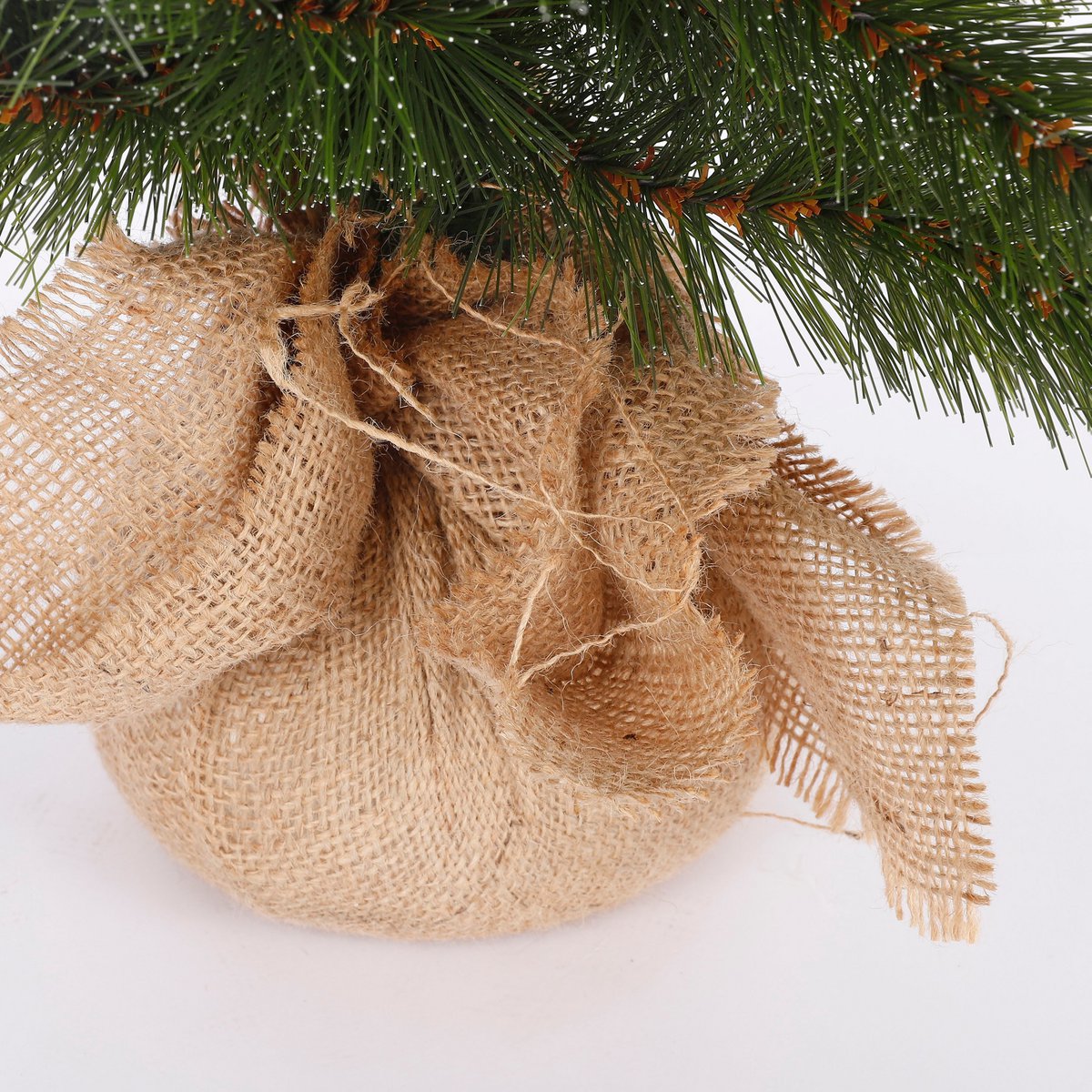 Forest Frosted Kunstkerstboom in Jute - H60 x Ø46 cm - Groen