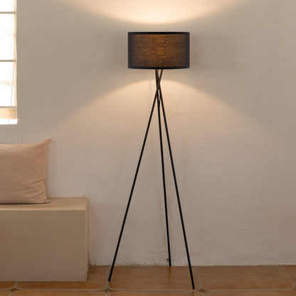 Modern Floor Lamp - Lampshade Black - 53x53x138