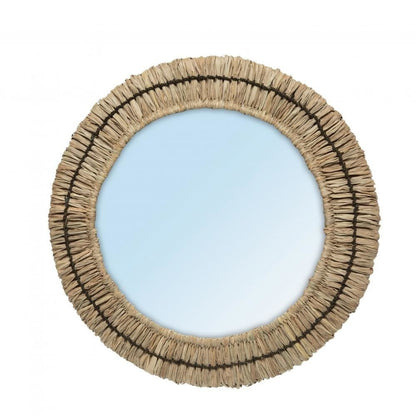 De Gajih Spiegel - Naturel Zwart - M |woon-meubel.nl