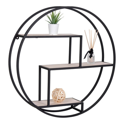 Rotterdamse Wandplank Rond – Industrieel Design | woon-meubel.nl