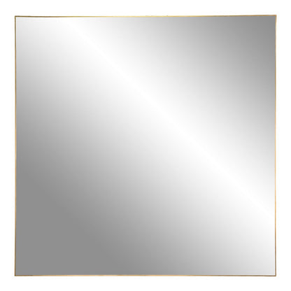 Jersey Spiegel vierkant - Messinglook, 60x60 cm |woon-meubel.nl