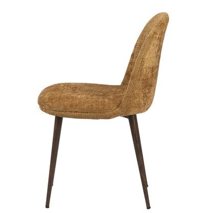 Gold egg chair - set of 2