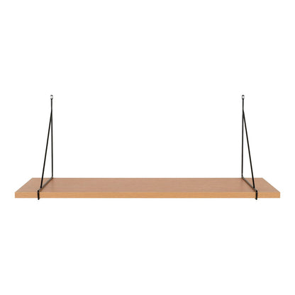 Chiba Wandplank – Essenfineer met Zwart Stalen Frame | woon-meubel.nl