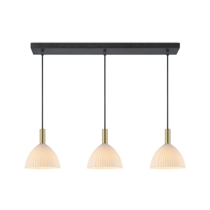 Hanging lamp Credo - Brass - 70x18x125cm