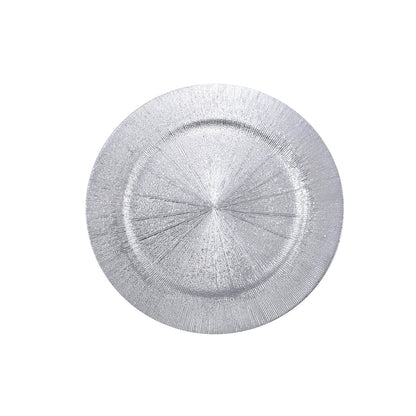 Aulica Terra Silver Onderbord – 31 cm | Elegant & Glanzend Design