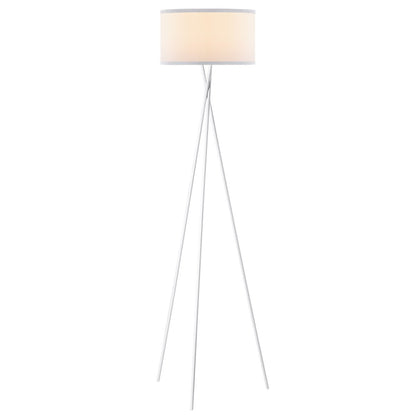 Modern Floor Lamp - Lampshade White - 53x53x138