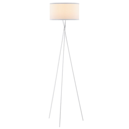 Moderne Vloerlamp - Lampenkap  Wit - 53x53x138