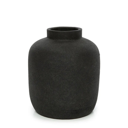 De Peaky Vaas - Zwart - L |woon-meubel.nl