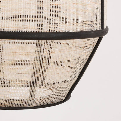 Pella Hanging Lamp - H58 x Ø33 cm - Linen - Off White